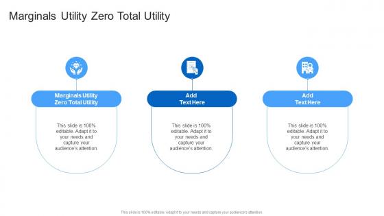 Marginals Utility Zero Total Utility In Powerpoint And Google Slides Cpb