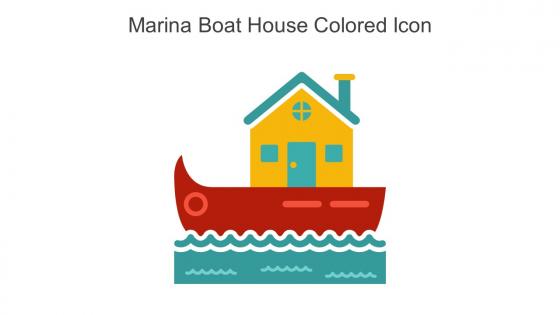 Marina Boat House Colored Icon In Powerpoint Pptx Png And Editable Eps Format