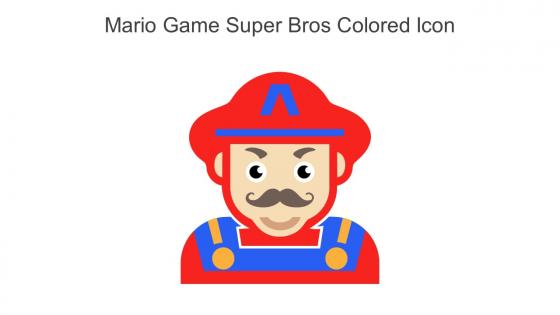Mario Game Super Bros Colored Icon In Powerpoint Pptx Png And Editable Eps Format