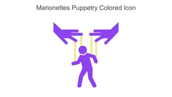 Marionettes Puppetry Colored Icon In Powerpoint Pptx Png And Editable Eps Format