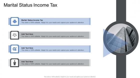 Marital Status Income Tax In Powerpoint And Google Slides Cpb