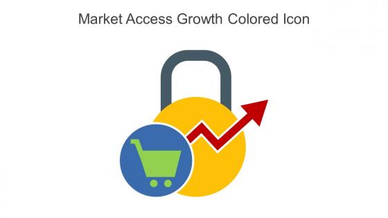 Market Access Growth Colored Icon In Powerpoint Pptx Png And Editable Eps Format