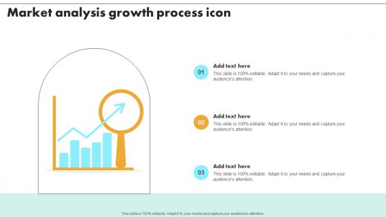 Market Analysis Growth Process Icon