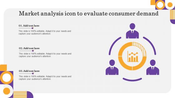 Market Analysis Icon To Evaluate Consumer Demand