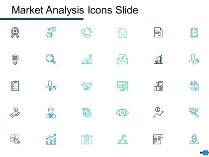 Market analysis icons slide ppt powerpoint presentation icon grid