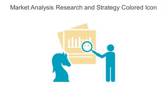 Market Analysis Research And Strategy Colored Icon In Powerpoint Pptx Png And Editable Eps Format