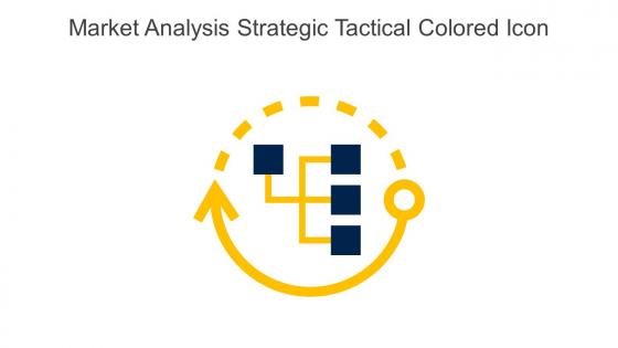 Market Analysis Strategic Tactical Colored Icon In Powerpoint Pptx Png And Editable Eps Format
