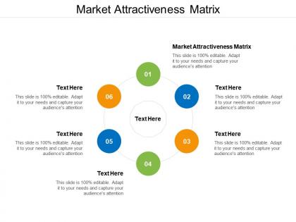 Market attractiveness matrix ppt powerpoint presentation icon example cpb