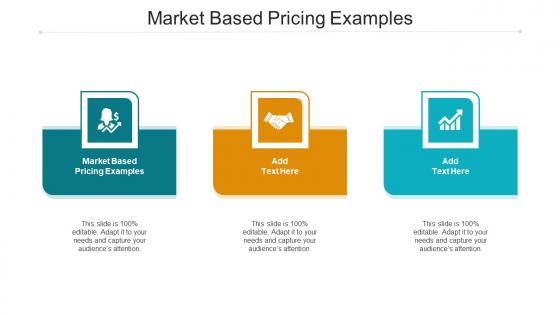 Market Based Pricing Examples Ppt Powerpoint Presentation Outline Tips Cpb