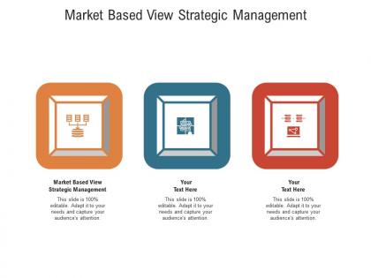 Market based view strategic management ppt powerpoint presentation ideas mockup cpb