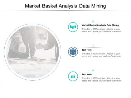 Market basket analysis data mining ppt powerpoint presentation slides introduction cpb