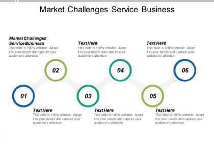 Market challenges service business ppt powerpoint presentation portfolio sample cpb