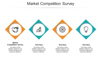 Market competition survey ppt powerpoint presentation infographics pictures cpb