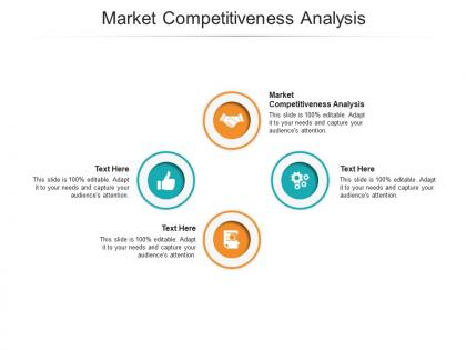 Market competitiveness analysis ppt powerpoint presentation gallery slide portrait cpb