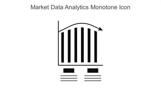 Market Data Analytics Monotone Icon In Powerpoint Pptx Png And Editable Eps Format