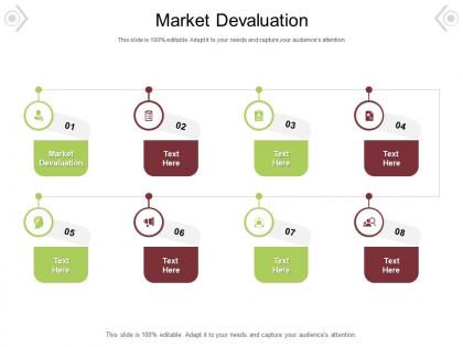 Market devaluation ppt powerpoint presentation infographics deck cpb