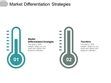 Market differentiation strategies ppt powerpoint presentation ideas master slide cpb