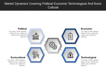 Market dynamics covering political economic technological and socio cultural