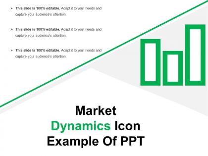Market dynamics icon example of ppt