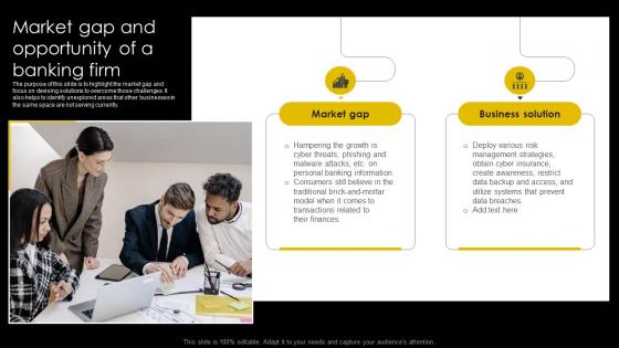 Market Gap And Opportunity Of A Banking Firm Digital Banking Business Plan BP SS