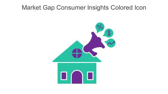 Market Gap Consumer Insights Colored Icon In Powerpoint Pptx Png And Editable Eps Format