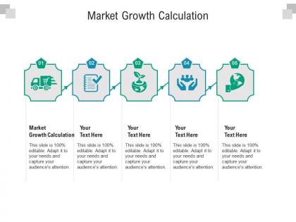 Market growth calculation ppt powerpoint presentation ideas rules cpb