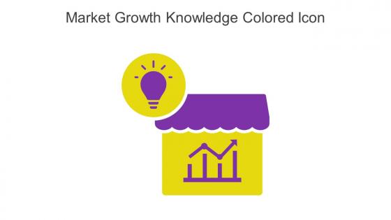 Market Growth Knowledge Colored Icon In Powerpoint Pptx Png And Editable Eps Format