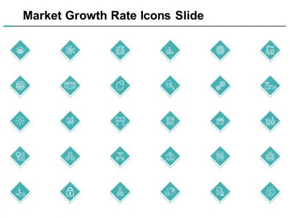Market growth rate icons slide storage ppt powerpoint presentation professional show