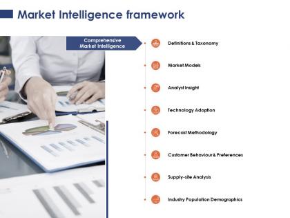 Market intelligence framework technology adoption ppt powerpoint presentation visual aids example