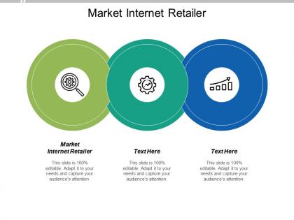 Market internet retailer ppt powerpoint presentation portfolio slides cpb