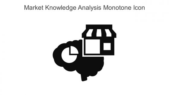 Market Knowledge Analysis Monotone Icon In Powerpoint Pptx Png And Editable Eps Format
