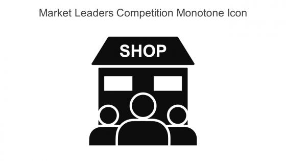 Market Leaders Competition Monotone Icon In Powerpoint Pptx Png And Editable Eps Format