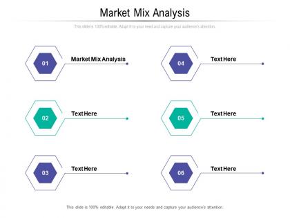 Market mix analysis ppt powerpoint presentation summary deck cpb
