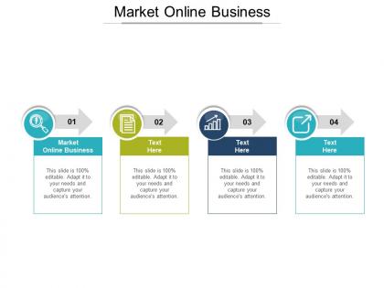 Market online business ppt powerpoint presentation gallery mockup cpb