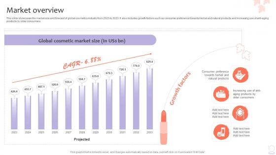 Market Overview B2c Cosmetic Startup Go To Market Strategy GTM SS