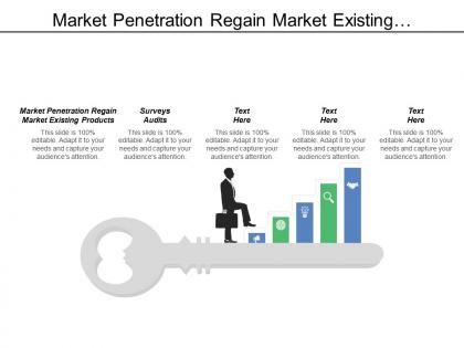 Market penetration regain market existing products surveys audits