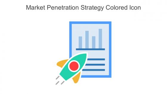 Market Penetration Strategy Colored Icon In Powerpoint Pptx Png And Editable Eps Format