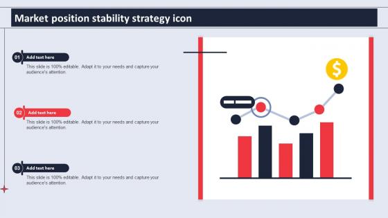 Market Position Stability Strategy Icon