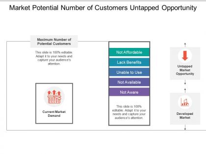 Market potential number of customers untapped opportunity