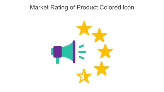 Market Rating Of Product Colored Icon In Powerpoint Pptx Png And Editable Eps Format