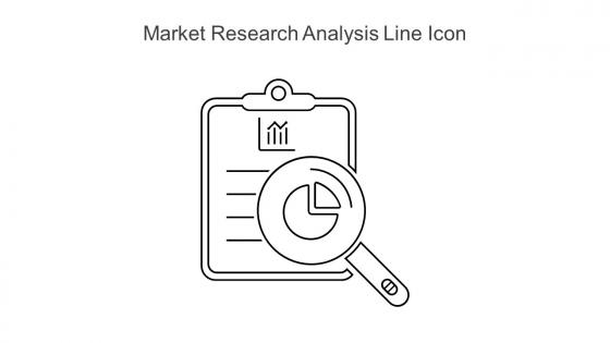 Market Research Analysis Line Icon