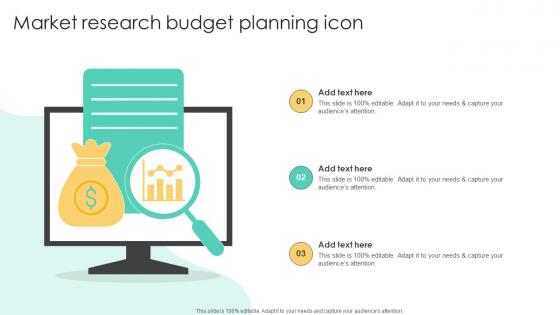 Market Research Budget Planning Icon