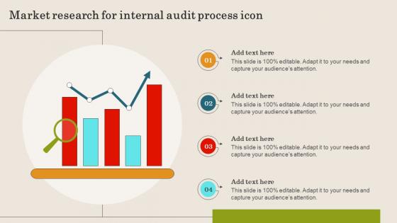 Market Research For Internal Audit Process Icon
