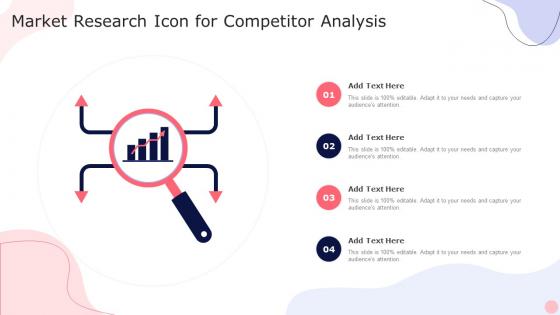 Market Research Icon For Competitor Analysis