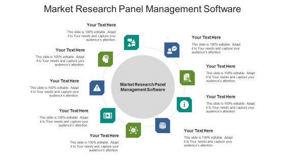 Market research panel management software ppt powerpoint icon cpb
