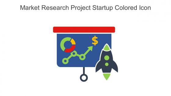 Market Research Project Startup Colored Icon In Powerpoint Pptx Png And Editable Eps Format
