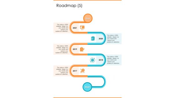 Market Research Proposal Template Roadmap One Pager Sample Example Document