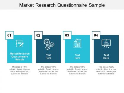 Market research questionnaire sample ppt powerpoint presentation summary files cpb
