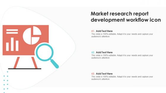 Market Research Report Development Workflow Icon