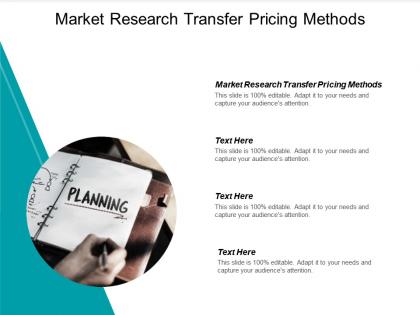 Market research transfer pricing methods ppt powerpoint presentation model display cpb